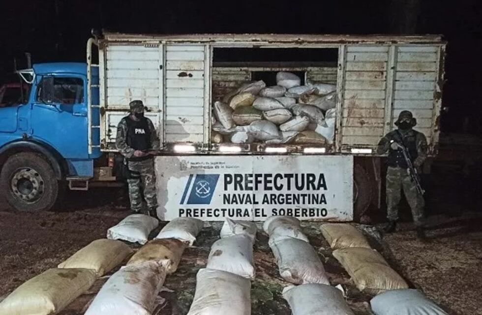 Nuevamente incautan cargamento de soja en El Soberbio