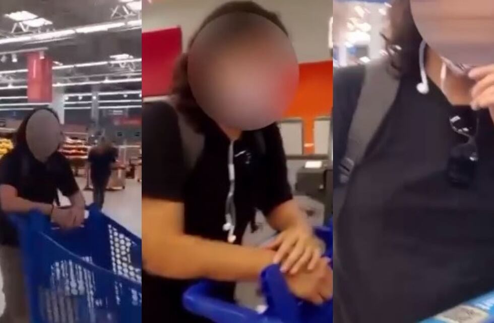 Escracharon a un hombre por manosear a una chica en un supermercado de La Plata