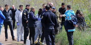 La zona donde fue encontrado Santiago González