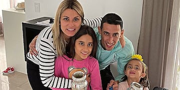 La familia de Ángel Di María está de fiesta