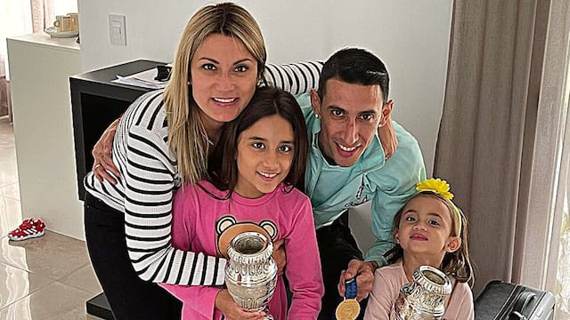 La familia de Ángel Di María está de fiesta