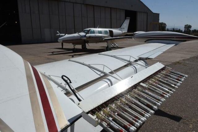 Los aviones de la lucha antigranizo ya están operativos.