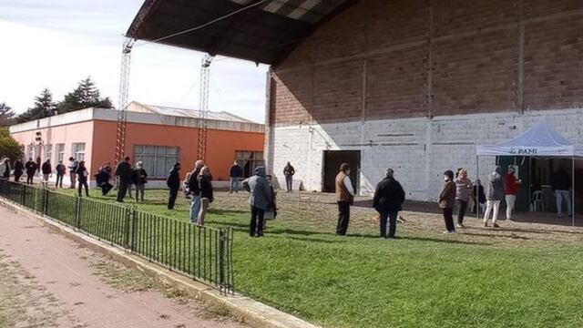 Vacunación en Chillar