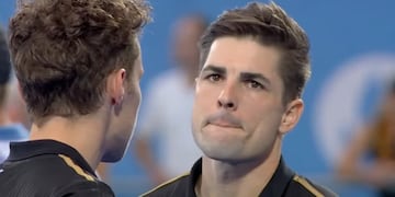 Peillat tras perder el oro con Alemania.