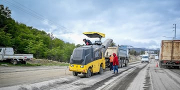 Ushuaia: continúan los trabajos de fresado en las Avenidas Héroes de Malvinas y Alem