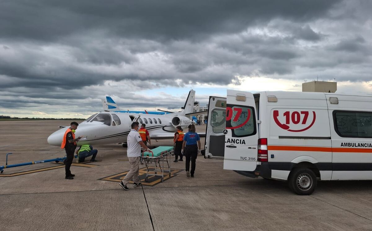 Aeroevacuaciones: derivaron a una nena de 10 años y a un paciente de 72