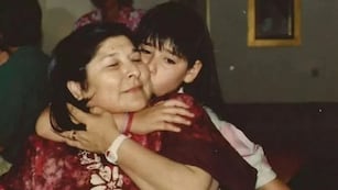 Mercedes Sosa con Araceli Matus.