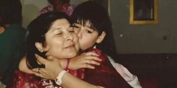 Mercedes Sosa con Araceli Matus.