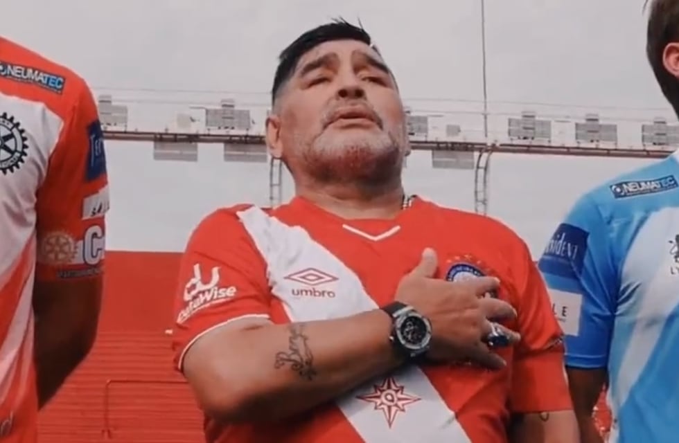 Cumpleaños de Maradona: el emotivo homenaje para Diego de Argentinos Juniors