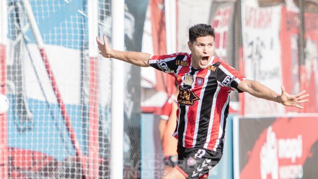 Ramiro Fergonzi convirtió para Chacarita Juniors en el partido disputado en Mendoza, ante Deportivo Maipú por la primera nacional.