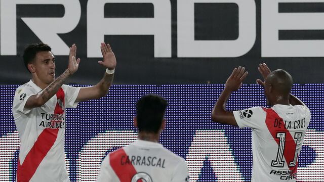 River venció 2-1 a Arsenal por la Copa de la Liga Profesional de Fútbol Diego Armando Maradona. (ALEJANDRO PAGNI / AFP)