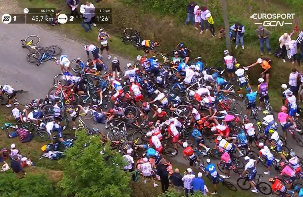 Habló la responsable del accidente del Tour de Francia