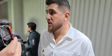 Juan Manuel Cavagliatto, presidente de Instituto, intentó ser optimista por la lesión del capitán Alarcón (La Voz)