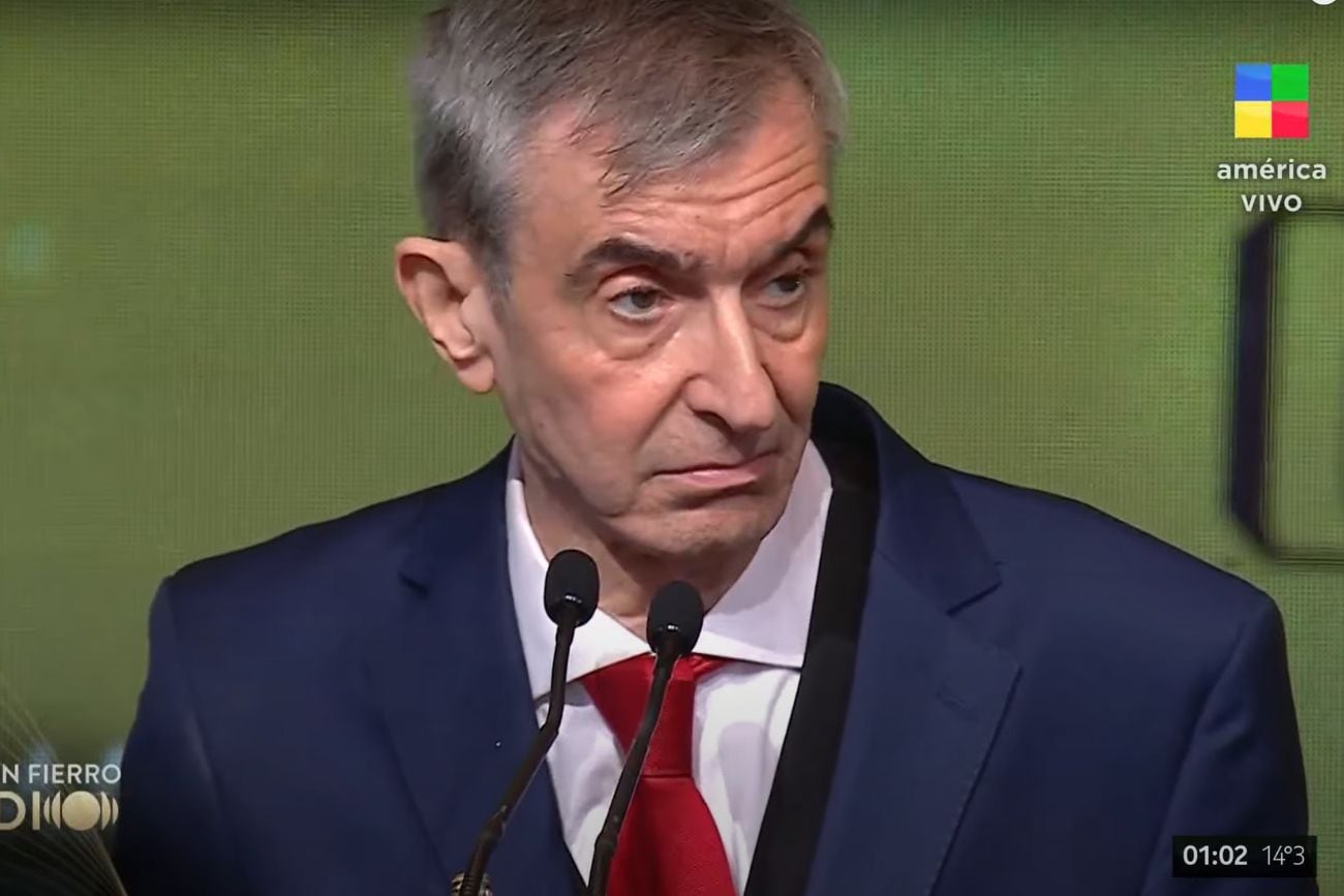 El contundente discurso de Nelson Castro en los Martín Fierro: “La grieta nos embrutece” (Captura de pantalla)