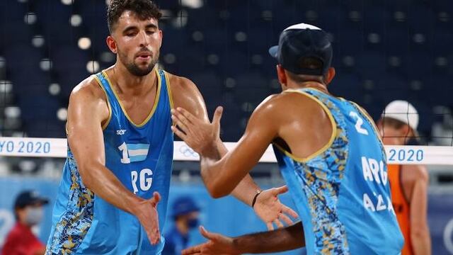 Capogrosso y Azaad, dejaron todo ante en  beach vóley masculino en los Juegos Olímpicos.