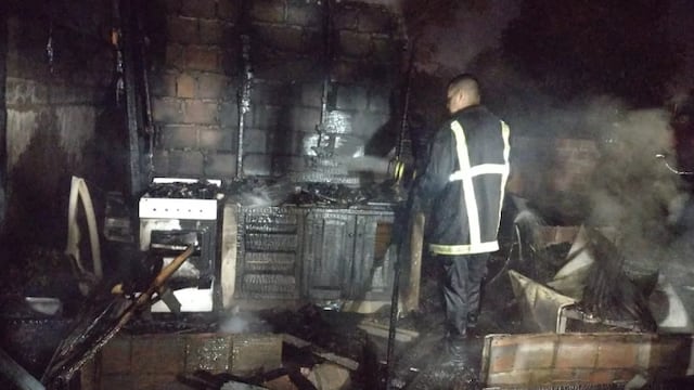 Tragedia en San Pedro: hombre pierde la vida en incendio de su vivienda.