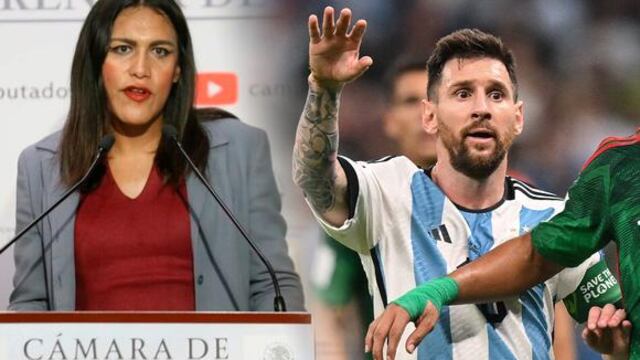 María Clemente García Moreno, la diputada mexicana que quiere declarar a Lionel Messi persona no grata en su país.
