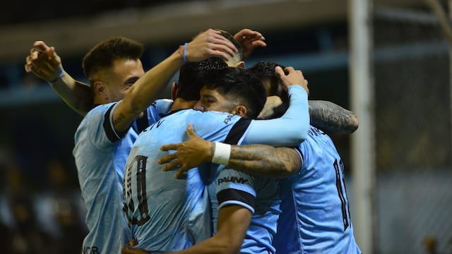 Maxi Comba anotó seis goles en el Belgrano que ascendió. Vuelve a Gimnasia (Javier Ferreyra /La Voz).