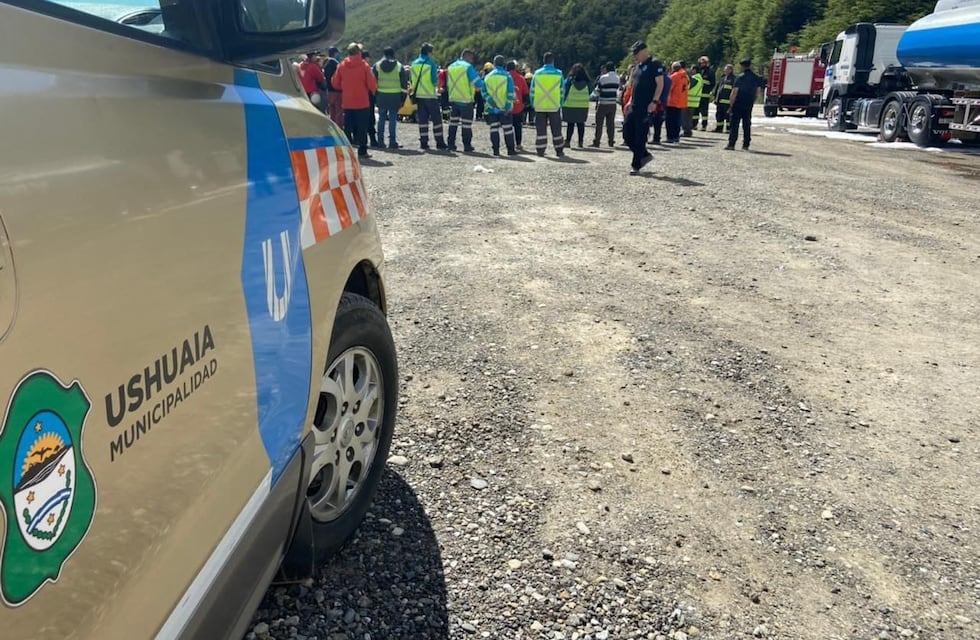 Simulacro de Siniestro Vial: personal municipal participó del ejercicio que se realizó sobre la Ruta Nacional 3