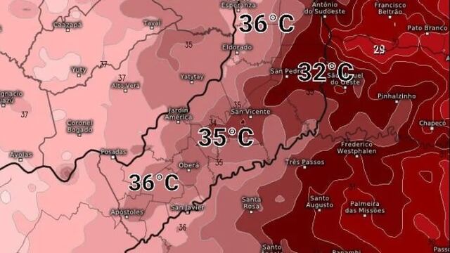 Ola de calor en Misiones: se espera una semana con altas temperaturas en la provincia.