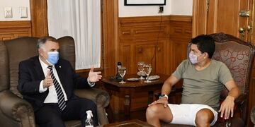 El "Pulga" fue recibido por Jaldo.