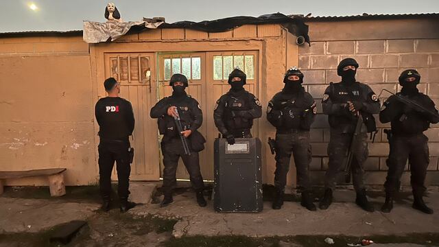Allanamiento en donde dieron con el sospechoso de ser el menor asesino de Matías Barberán.
