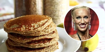 Los panqueques proteicos de Ingrid Grudke.