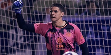 Alan Aguerre, arquero de Talleres que fue clave en el partido ante Chaco For Ever por la Copa Argentina. (Prensa Talleres)