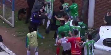 El último partido entre Gimnasia y Esgrima de Concepción del Uruguay y Unión de Sunchales terminó con importantes incidentes