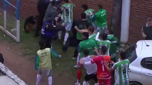 El último partido entre Gimnasia y Esgrima de Concepción del Uruguay y Unión de Sunchales terminó con importantes incidentes