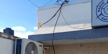 Robaron cables en el Radio Club Rafaela