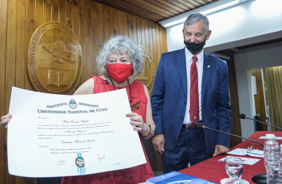 La UNCuyo otorgó el título de Doctora Honoris Causa a Rita Segato