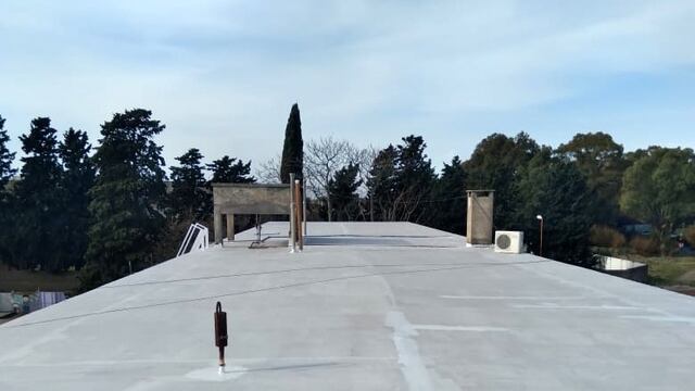 Realizaron reparación de techos en la Escuela 22.