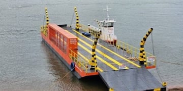 Retorna el servicio de balsa entre Eldorado-Mayor Otaño.