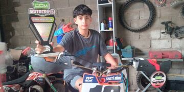 Santino Riba piloto motocross Arroyito