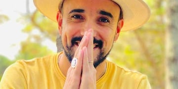 Abel Pintos se convirtió en padre de Agustín en octubre de 2020.