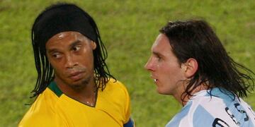 Los exjugadores de Barcelona se enfrentaron en 2008 durante las eliminatorias del Mundial de Sudáfrica.