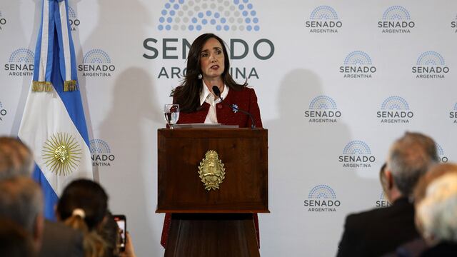 Villarruel valoró “el tiempo récord” del Senado para expulsar a Kueider. Foto: NA