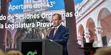Border hizo la apertura del 143º Período de Sesines Ordinarias de la Legislatura Provincial.